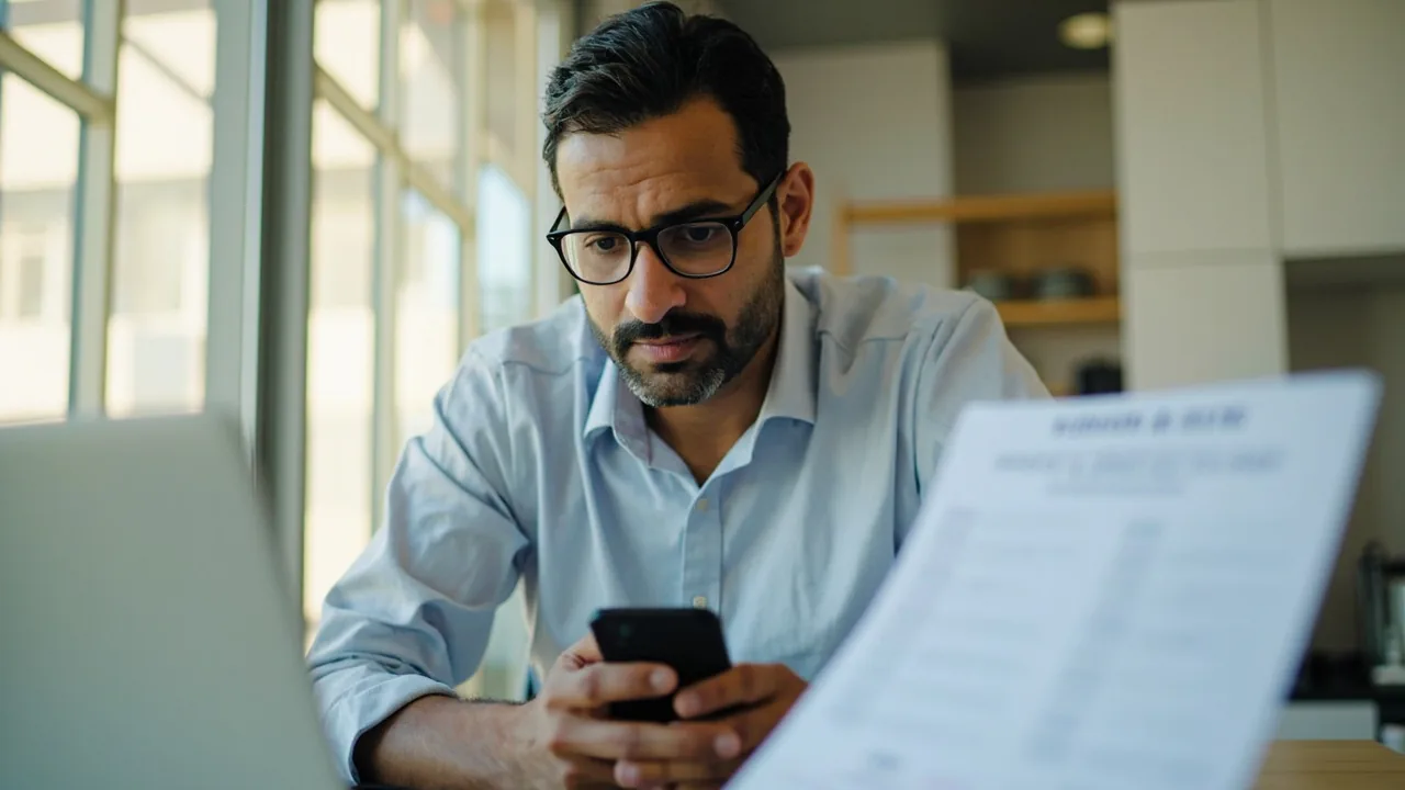 Adult user reviewing a verified bank withdrawal request on a fantasy cricket app