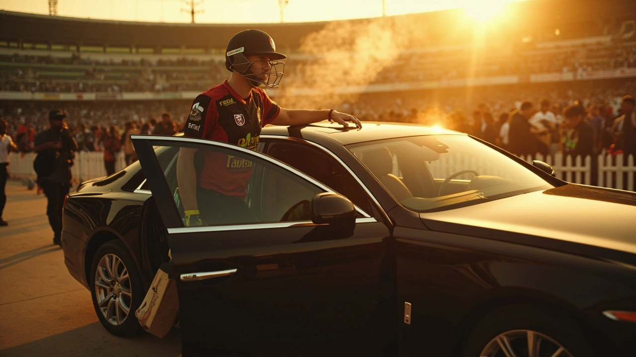 Cricket player transfer arrival at stadium CricDost11