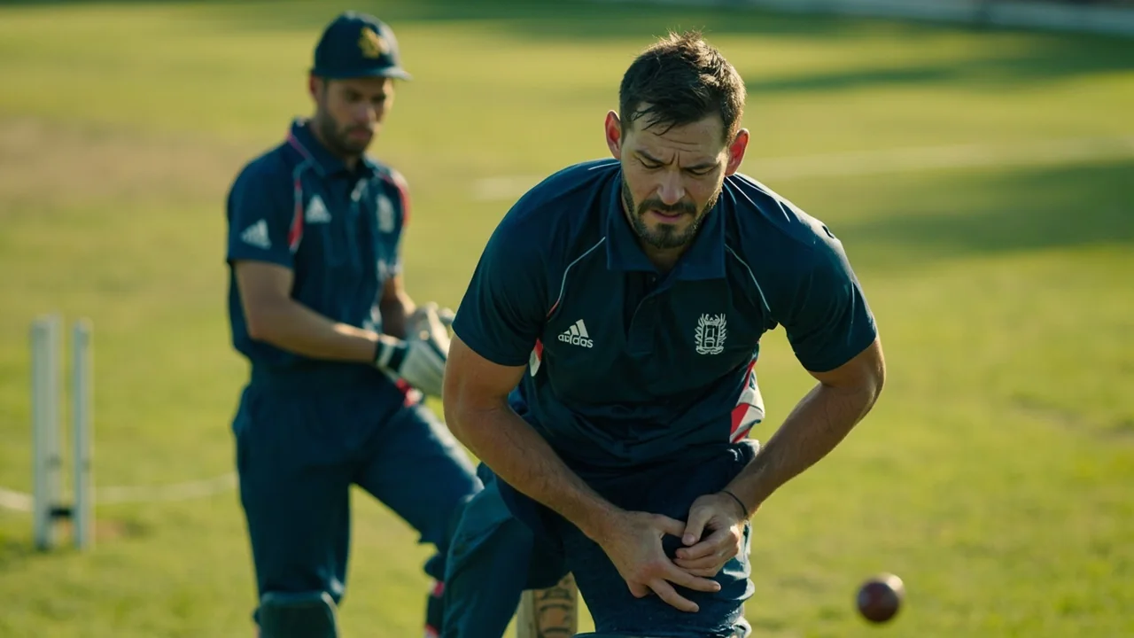India captain and bowler discussing field placements during an ODI