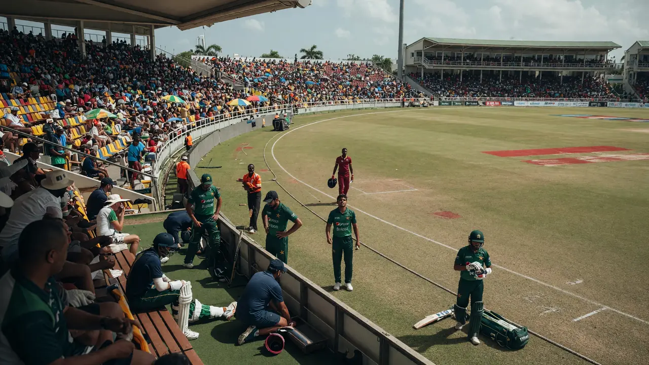 Shan Masood Ruled Out of Second West Indies Test With Finger Injury visual guide